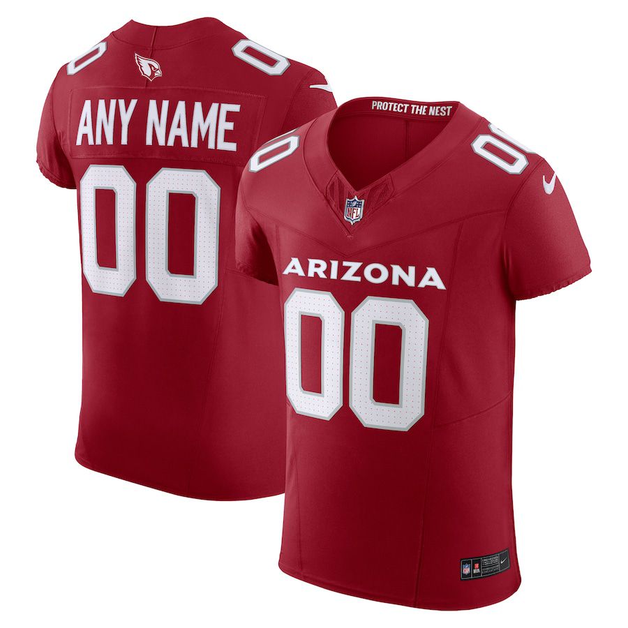 Men Arizona Cardinals Nike Cardinal Vapor F.U.S.E. Elite Custom NFL Jersey->customized nfl jersey->Custom Jersey